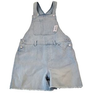Old Navy Denim Shortalls Overalls Girls XL 14-16‎ NEW Light Wash NWT